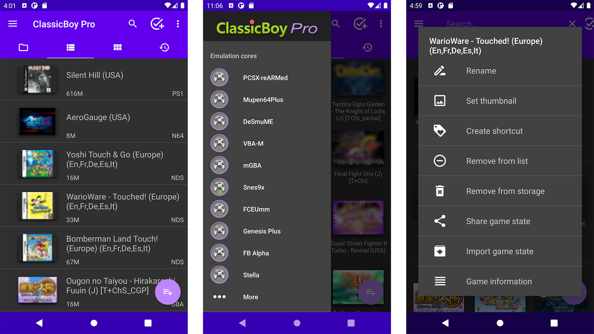 Captura de pantalla ClassicBoy Pro 2022 Captura de pantalla ClassicBoy Pro 2022
