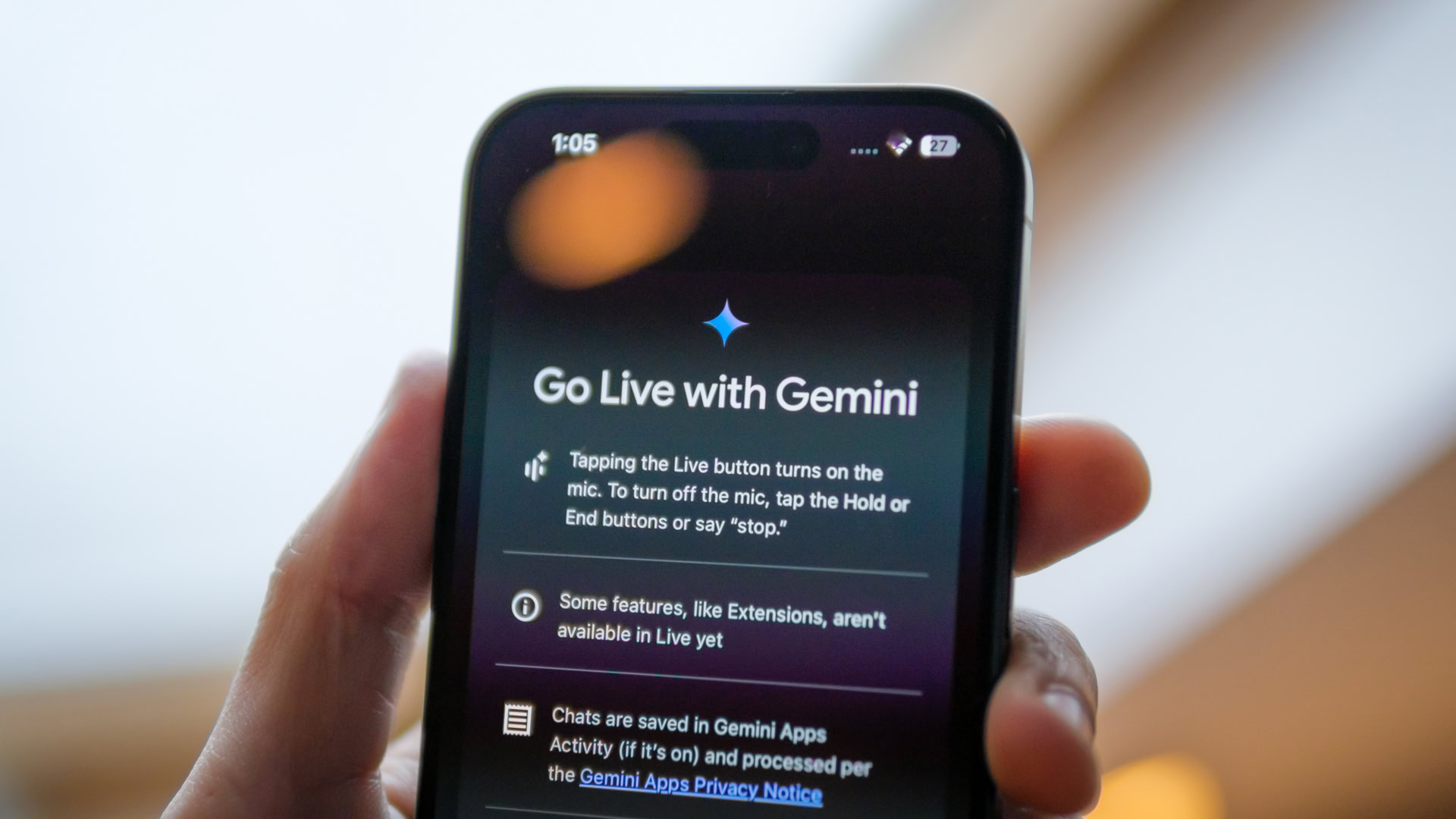 Géminis en vivo iOS Géminis en vivo iOS